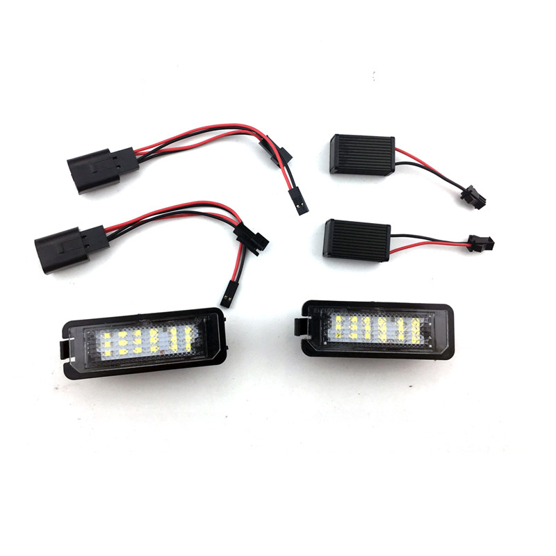 Set 2x led numar inmatriculare Volkswagen Passat Golf Phaeton Scirocco