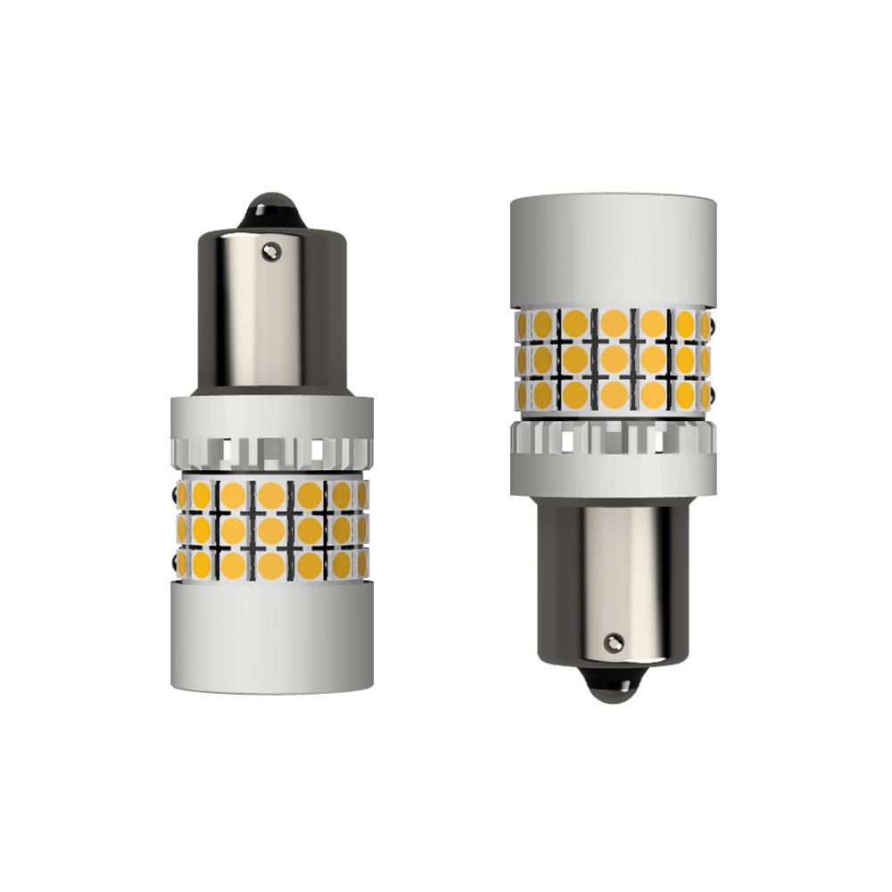 Set 2 x bec LED BA15S P21W LUSMAR™ 7000 lm Canbus - fara eroare