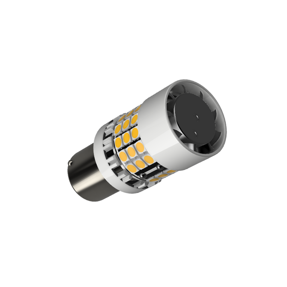 Set 2 x bec LED BA15S P21W LUSMAR™ 7000 lm Canbus - fara eroare