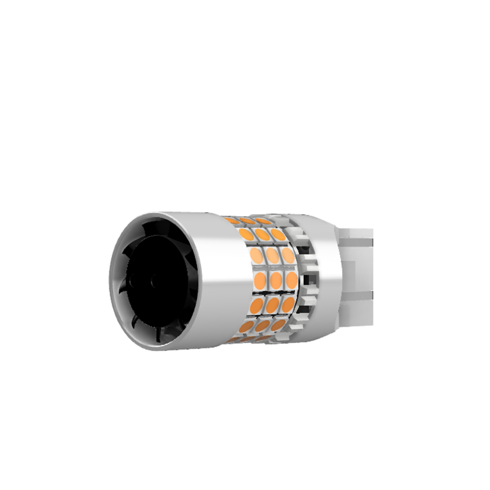 Set 2 x bec LED T20 W21/5W LUSMAR™ 7000 lm - fara eroare