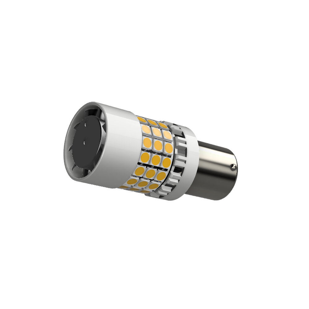 Set 2 x bec LED BA15S P21W LUSMAR™ 7000 lm Canbus - fara eroare