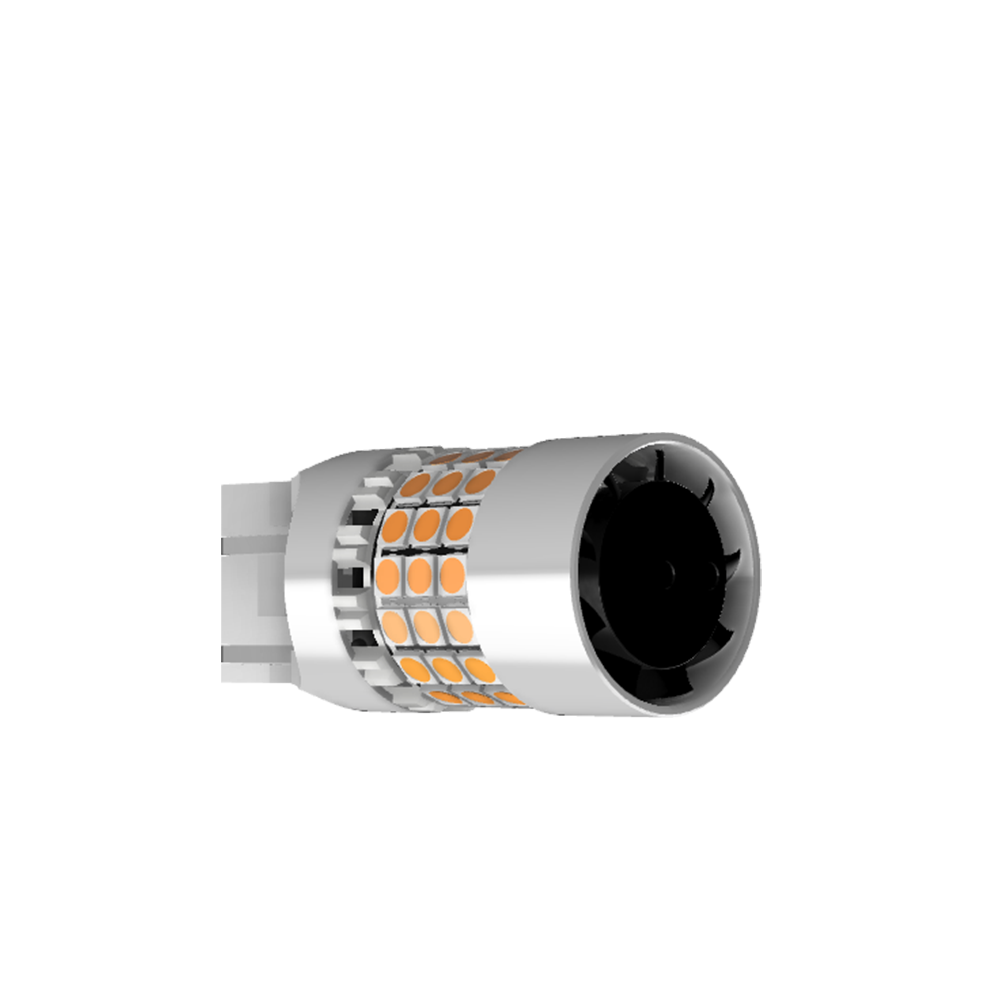 Set 2 x bec LED T20 W21/5W LUSMAR™ 7000 lm - fara eroare