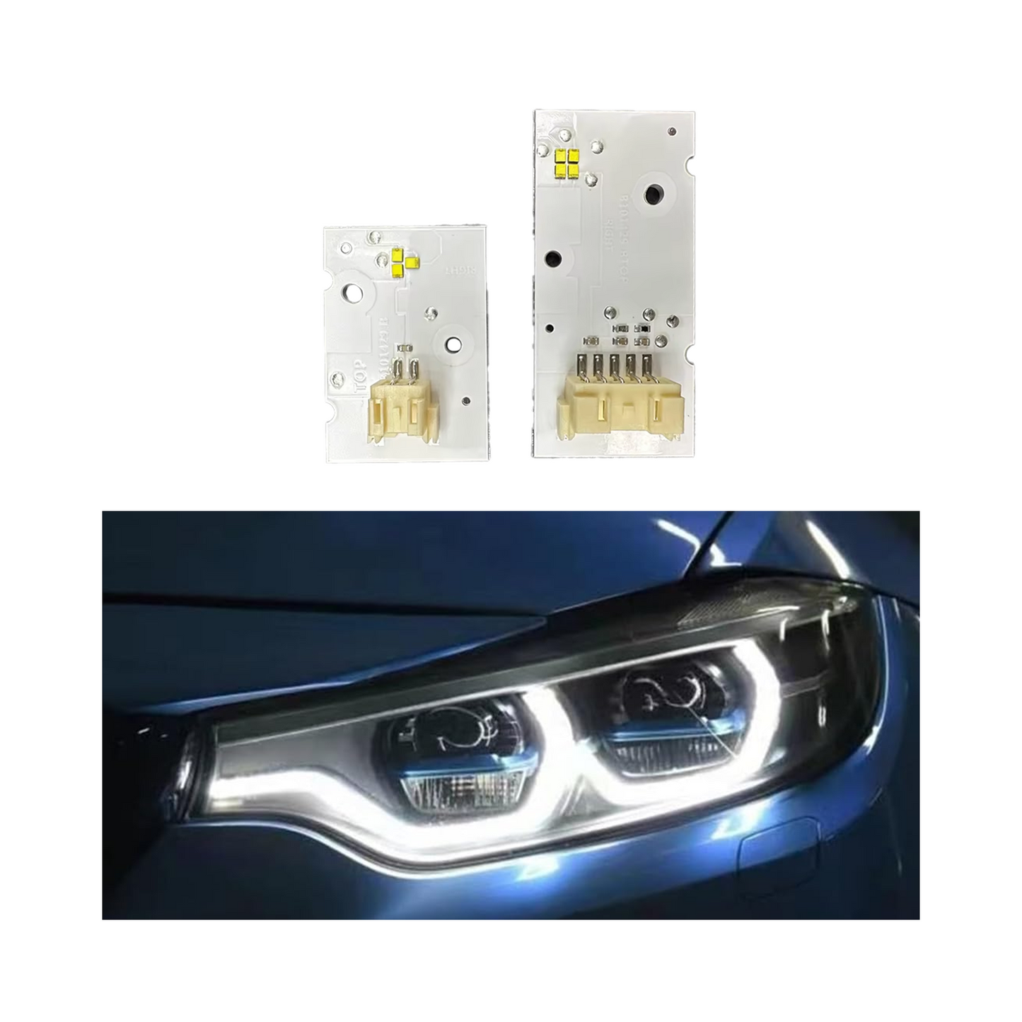 Modul DRL BMW F30 F32 F33 F36 F80 F82 F83 M3 M4 înlocuitor OEM 63117493229 63117493230