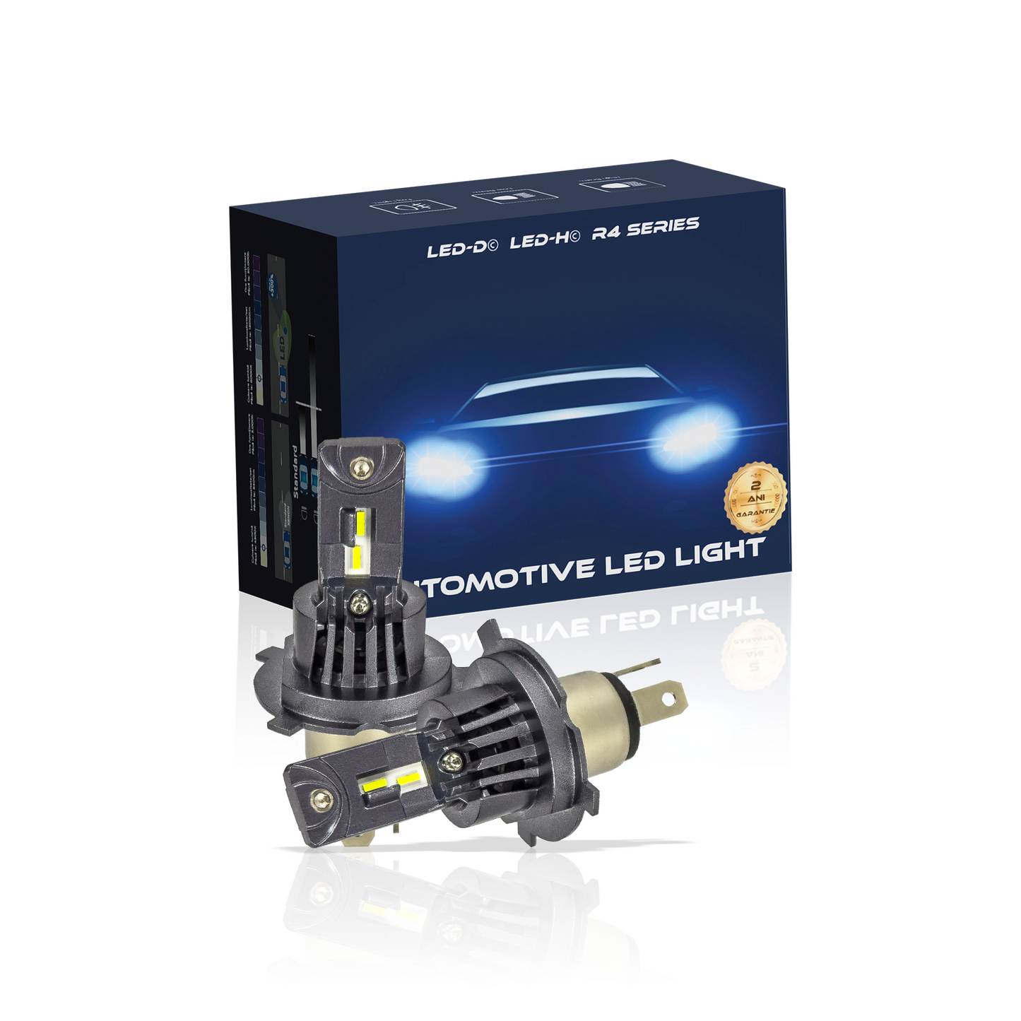 Kit led H4 LUSMAR™ LED-H© 6500k 4800 lumeni 48W/set