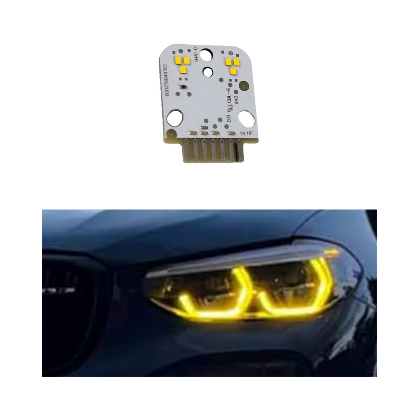 Modul DRL BMW X3 X4 înlocuitor OEM 63117466107; 63117466108
