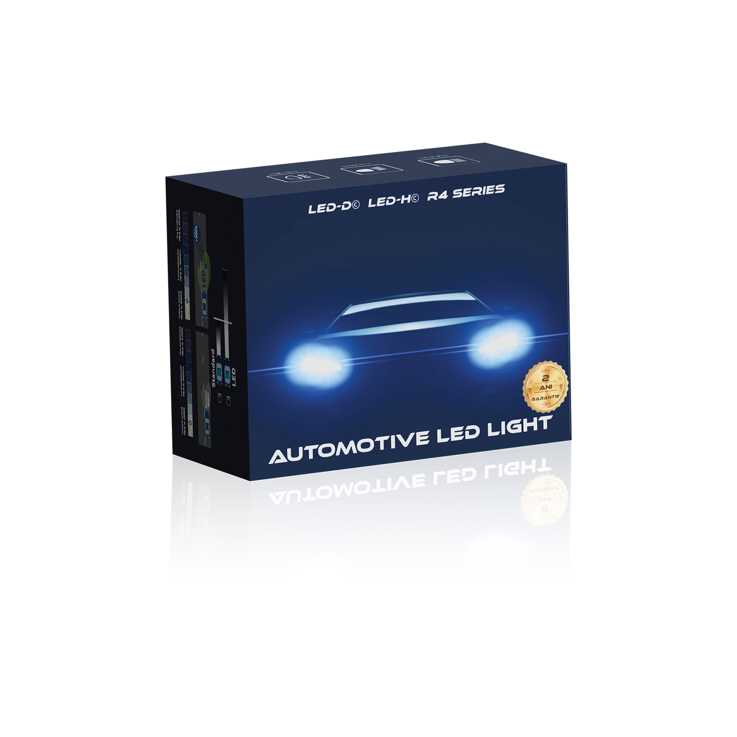Kit led H4 LUSMAR™ LED-H© 6000k 15000 lumeni 110W/set Canbus - fara eroare