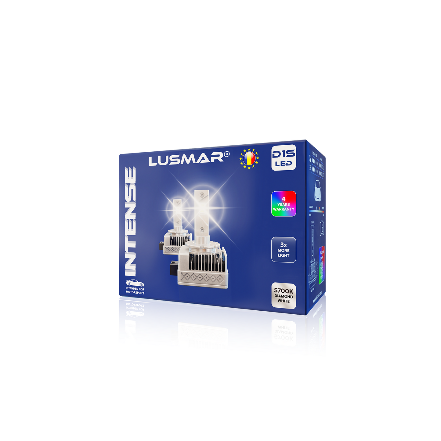 Kit LED D1S INTENSE LUSMAR™ LED-D© 5700K 10000 lumeni Canbus integrat - fara eroare