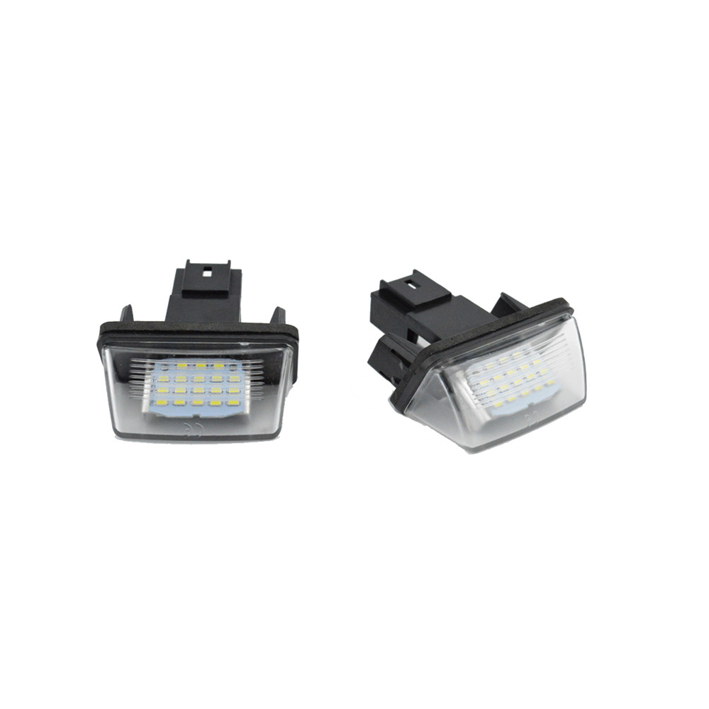 Set 2 x led numar inmatriculare Peugeot 206 207 307 308 406 Citroen C3 C4 C5 C6 X6HF