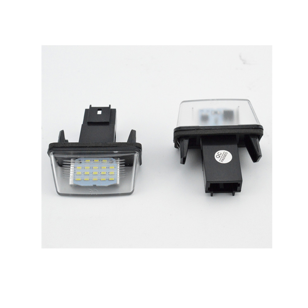 Set 2 x led numar inmatriculare Peugeot 206 207 307 308 406 Citroen C3 C4 C5 C6 X6HF