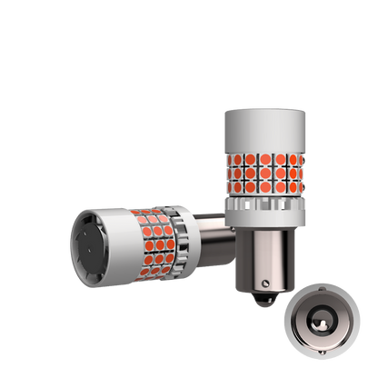 Set 2 x bec LED BA15S PR21W LUSMAR™ 7000 lm Canbus - fara eroare