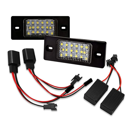 Set 2x led numar inmatriculare Volkswagen Touareg Tiguan Golf Porsche