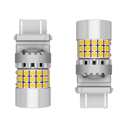 Set 2 x bec LED T25 3156 P27/7W 5000 lm - fara eroare