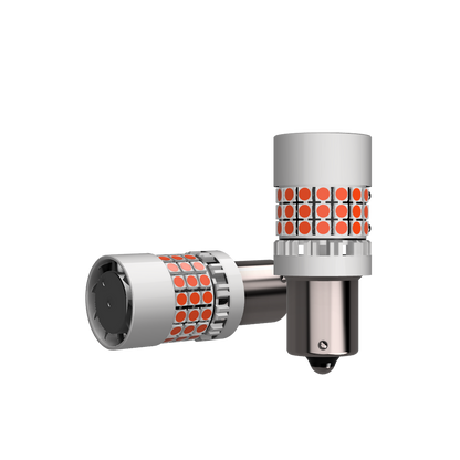 Set 2 x bec LED BA15S PR21W LUSMAR™ 7000 lm Canbus - fara eroare