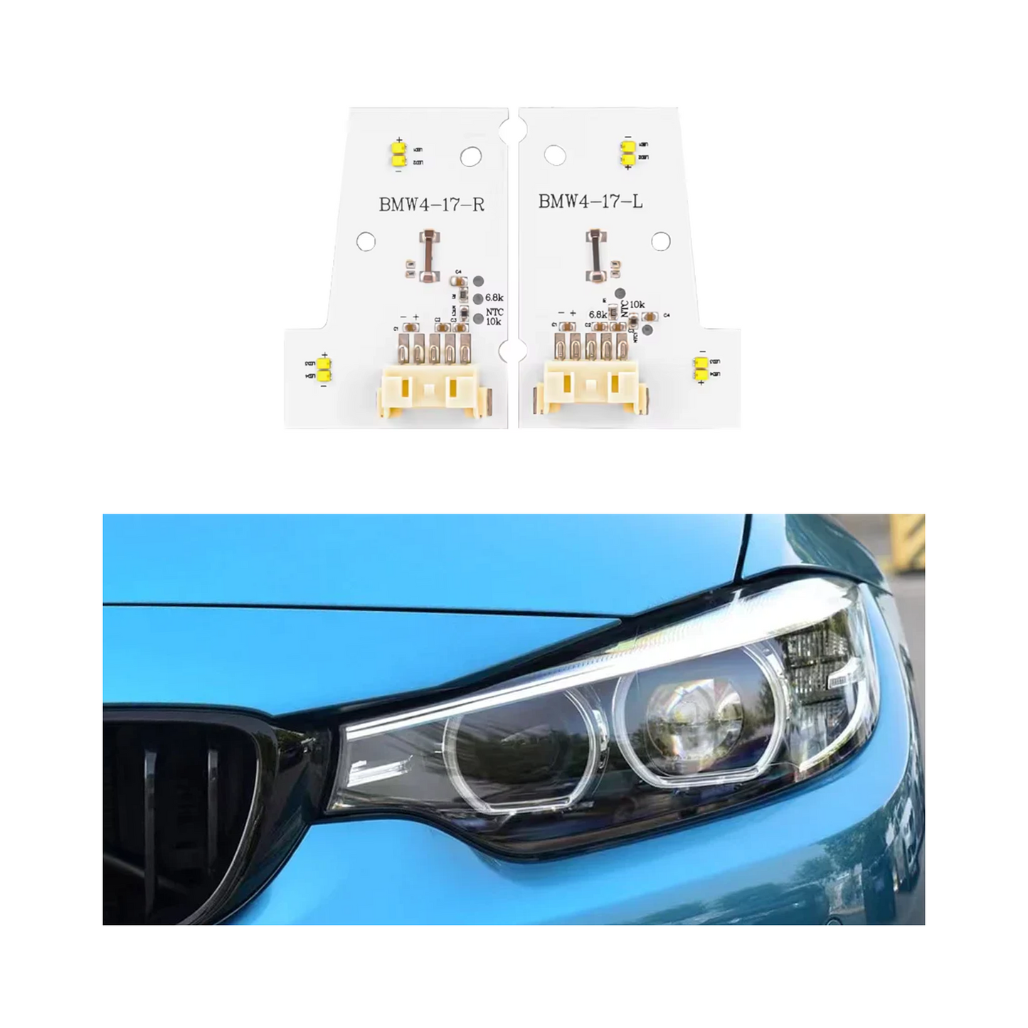 Modul DRL BMW F32 F33 F36 înlocuitor OEM 63117493227 63117493228