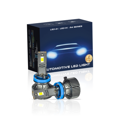 Kit led H8 H9 H11 LED-H© R4 Series 6000k 15000 lumeni 110W/set Canbus - fara eroare