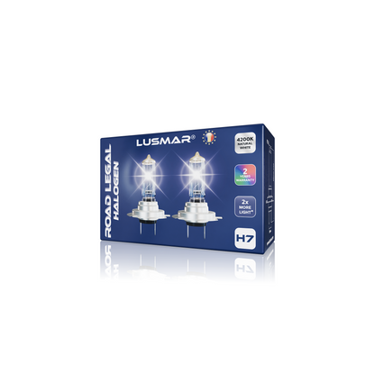 Kit halogen H7 LUSMAR Road Legal 3000 lumeni - X2 BRIGHTER