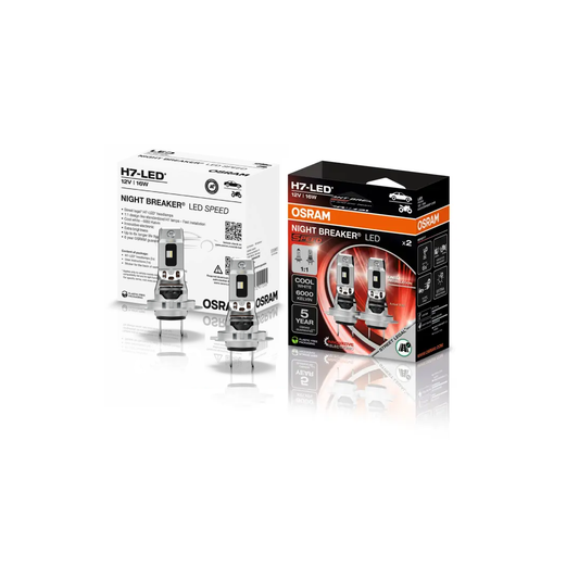 Kit led H7 Osram Night Breaker 6000k 3000 lumeni omologare RAR