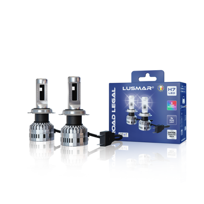 Kit led H7 LUSMAR™ ROAD LEGAL 5700K omologat RAR