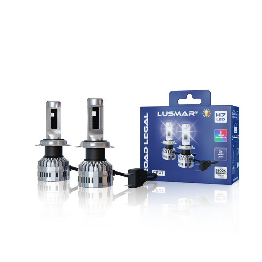 Kit led H7 LUSMAR™ ROAD LEGAL 5700K omologat RAR