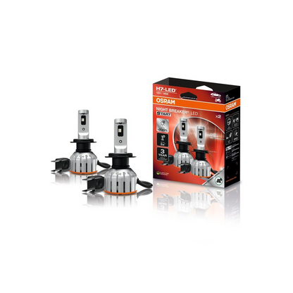Kit led H7 Osram Night Breaker 6000k 3000 lumeni omologare RAR