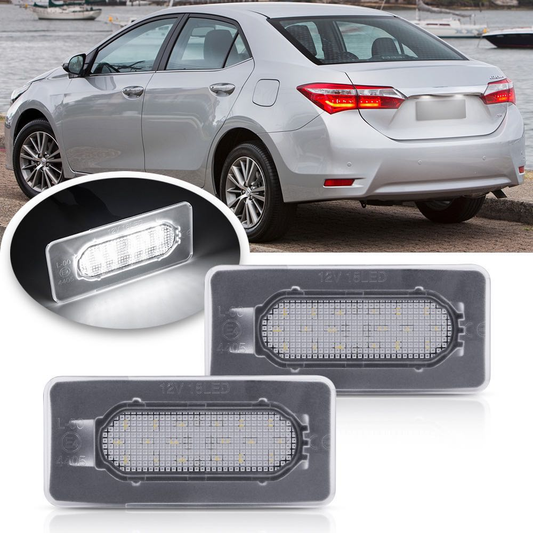 Set 2x led numar inmatriculare Toyota Corolla 2014 - 2019