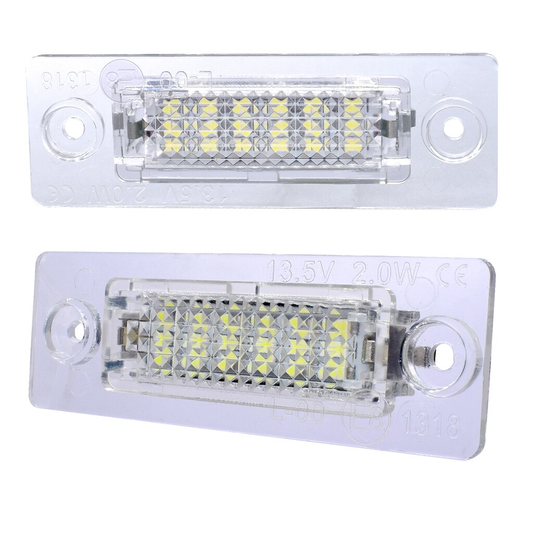 Set 2 x led numar inmatriculare Caddy Jetta Touran Passat Transporter Volkswagen