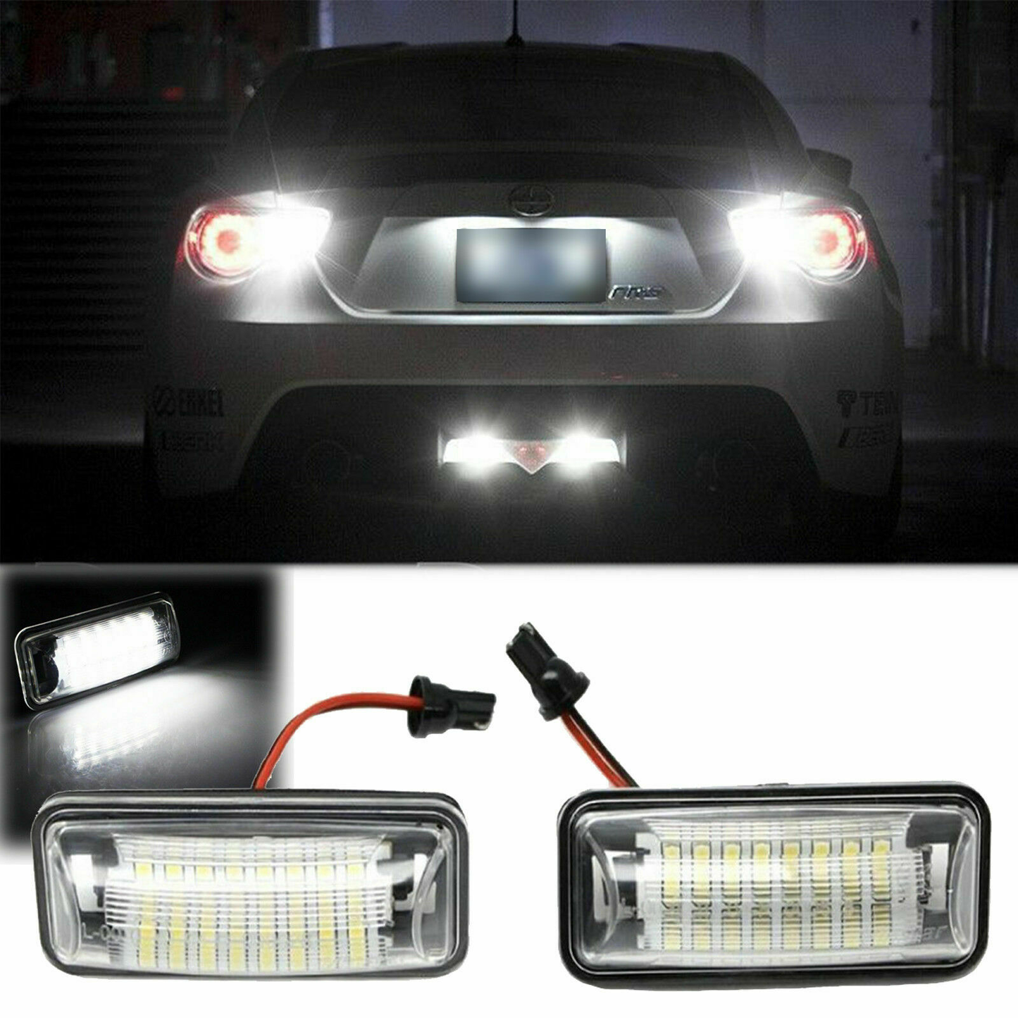 Set 2x led numar inmatriculare Toyota Subaru